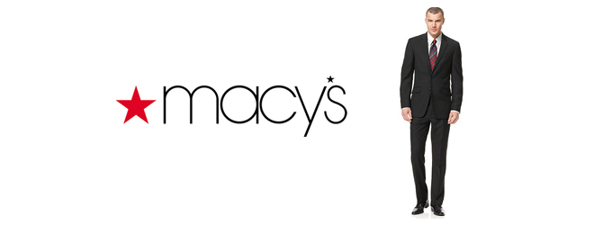 Macy's Men's Suit Sale + 15% Off